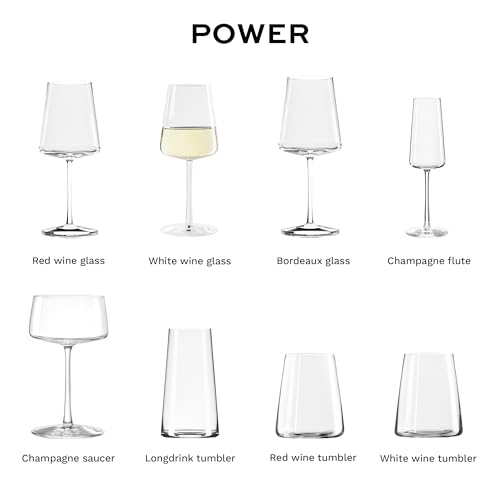 White Wine Glasses Power Set of 4