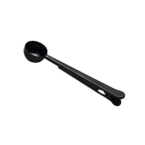 10 Packs Scoop and Clip 2 in 1 Stainless Steel Measuring Spoon
