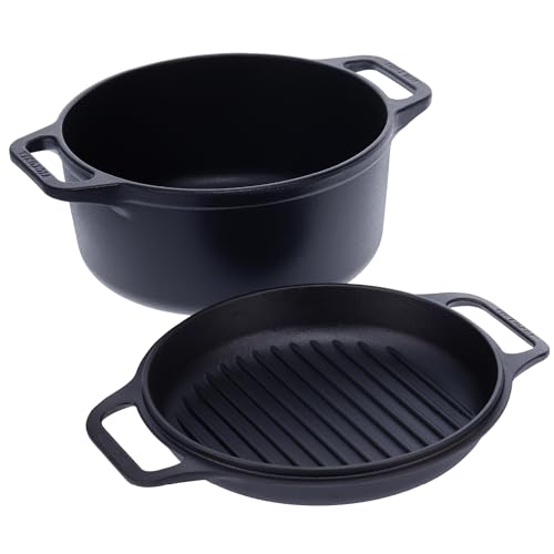 6 Quart Cast Iron Combo Cooker