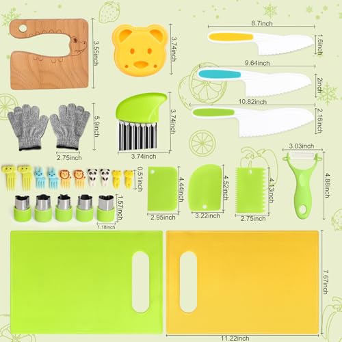 28PCS Toddler Knife Set (28 Count)
