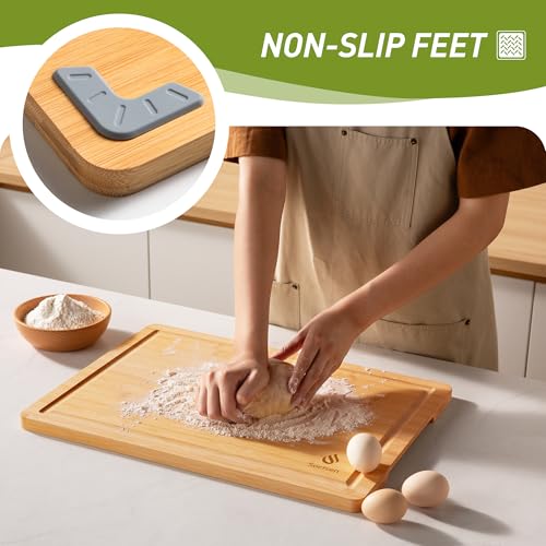 2 Piece Bamboo Cutting Board Set (2 Count)