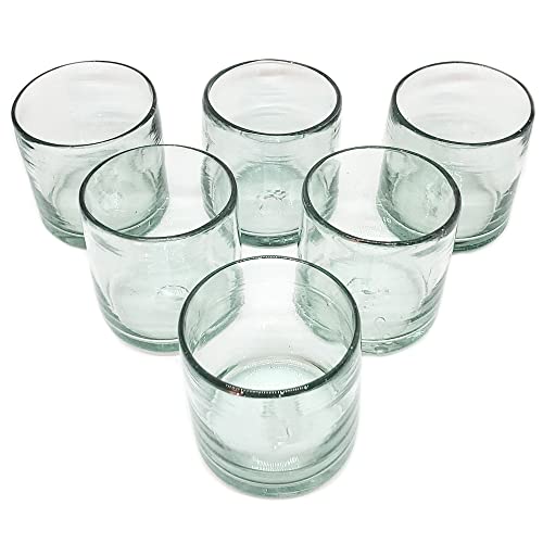Clear Blown 8 oz DOF Rocks Glasses (6 Count)