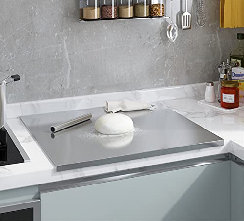 31.5”x 19.7” Stainless Steel Chopping Board with Lip
