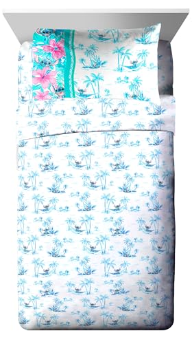 Disney Lilo and Stitch Twin Comforter Set 5 Piece Bedding for Girls