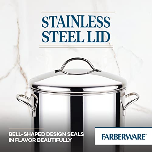 Classic Series Stainless Steel Induction 12 Quart Stock Pot with Lid