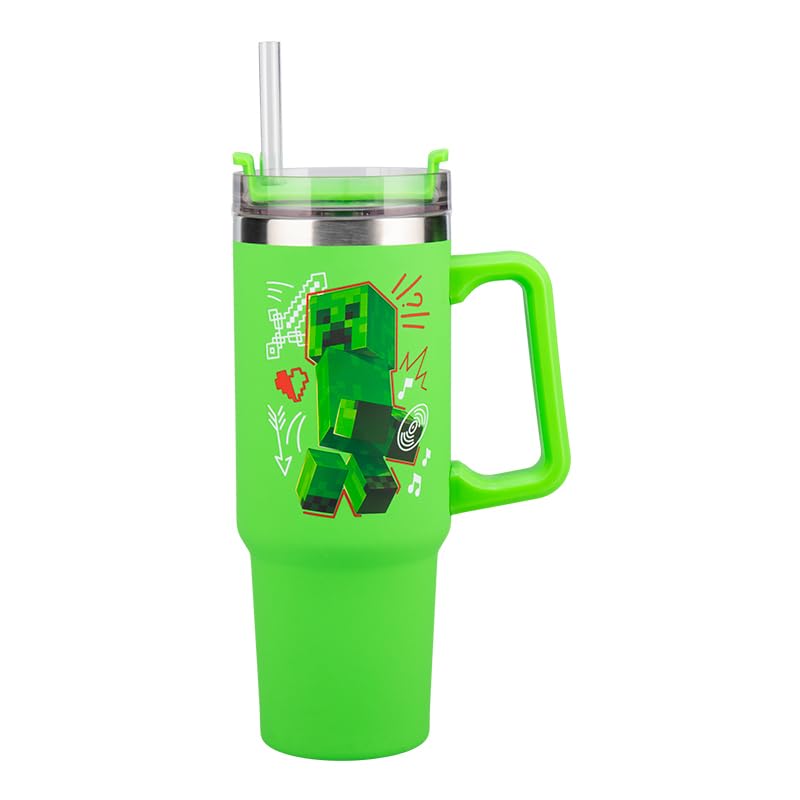 Minecraft Steve & Creeper Travel Cup