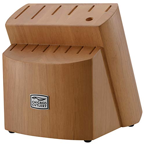Fusion 17 Piece Kitchen Knife Set with Wooden Storage Block