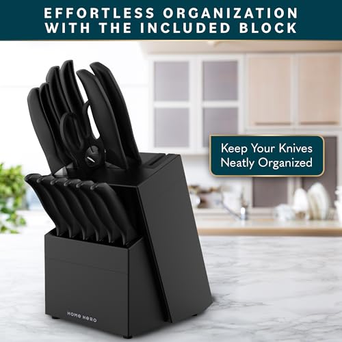 15 Piece Kitchen Knife Set (15 Count)