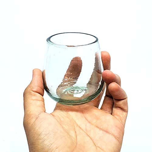 Clear 6 oz Roly Poly Glasses (6 Count)