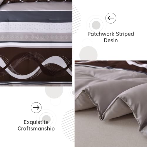 Striped Comforter Set King Size