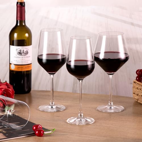 Crystal Red Wine Glasses Set of 2 (2 Count)