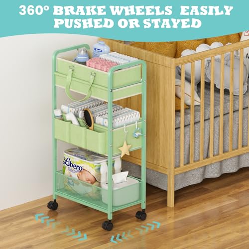 2In1 Baby Diaper Caddy & 3