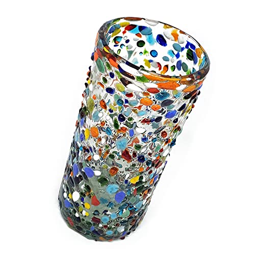Confetti Rocks 20 oz Tall Iced Tea Glasses (6 Count)