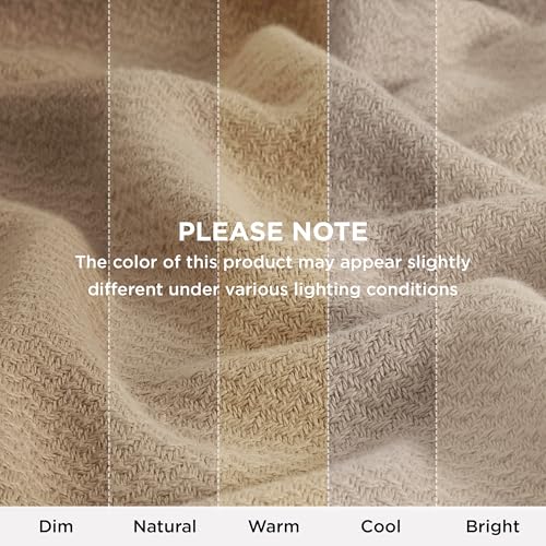 GentleSoft 100% Cotton Blanket King Size for Bed