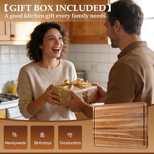 XXLarge Teak Cutting Board Wood Wooden Cutting Boards For Kitchen