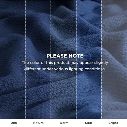 GentleSoft 100% Cotton Blanket King Size for Bed