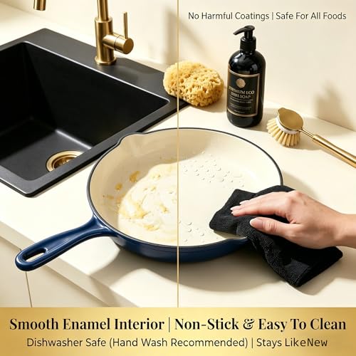 Enameled Cast Iron Cookware Set