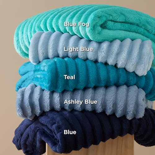 Soft Throw Blanket for Couch Decor Gifts Blue Fog 50"x70"