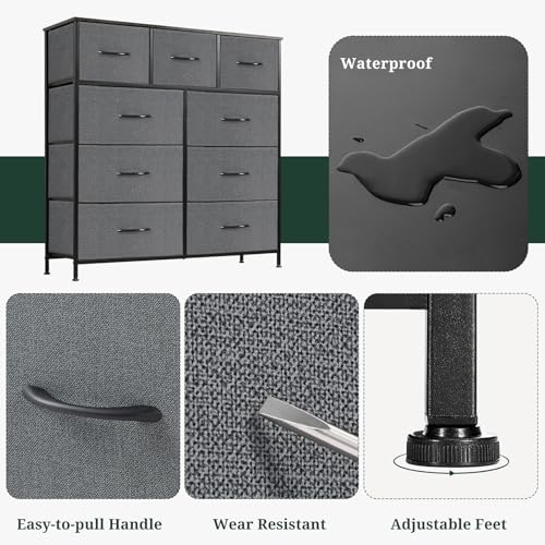 9 Drawer Dresser for Bedroom