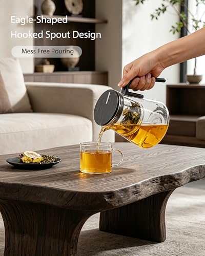 Echanted Teapot with Infuser for Loose Tea