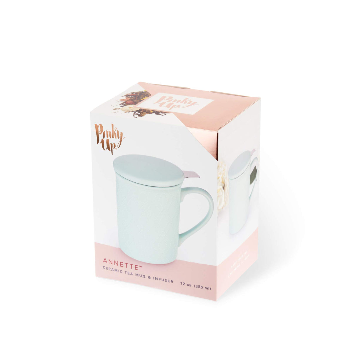 Annette Ceramic Tea Mug and Loose Leaf Tea Infuser