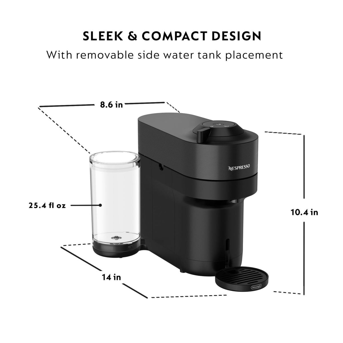 Vertuo Pop+ Iced Coffee & Espresso Maker Bundle by De'Longhi