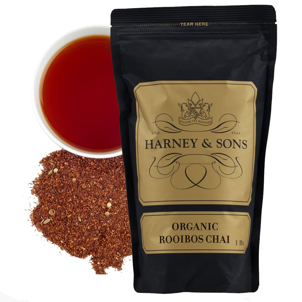 Organic Rooibos Chai Loose Leaf Tea (16 Ounce)