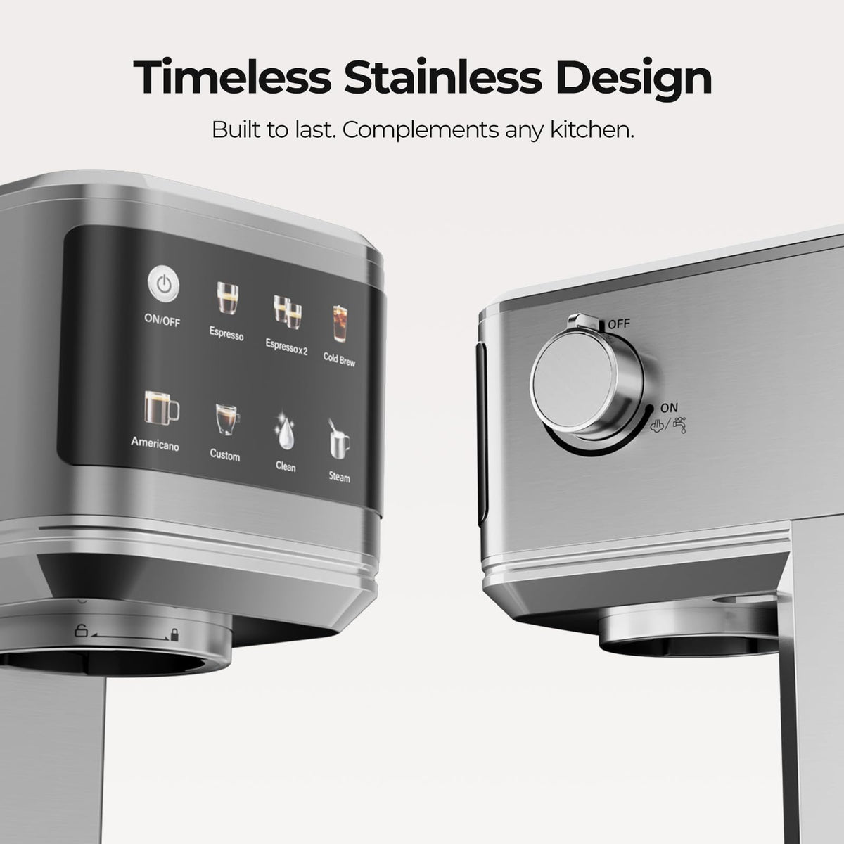 T1A PRO Espresso Machine with Milk Frother