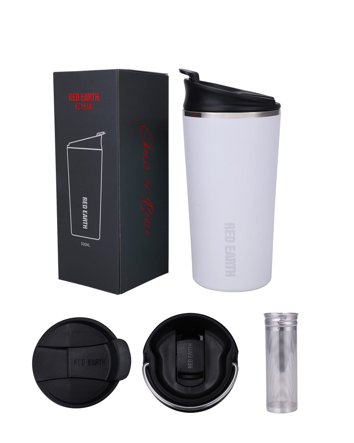 17oz Travel Tea Mug with Infuser