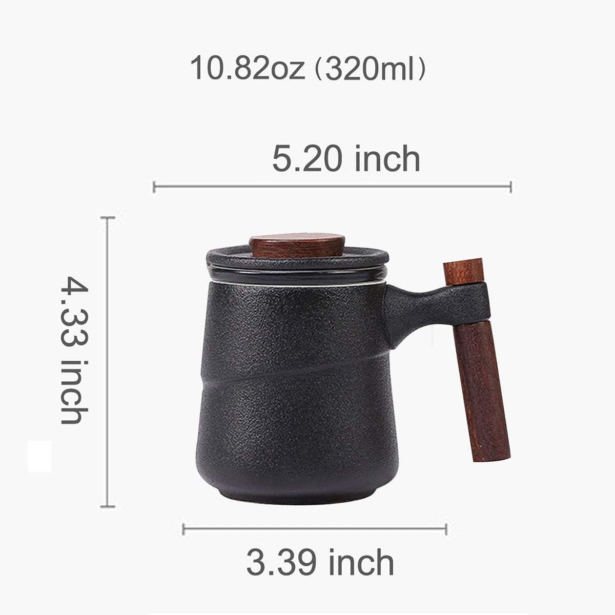 Tea Cup with Infuser and Lid