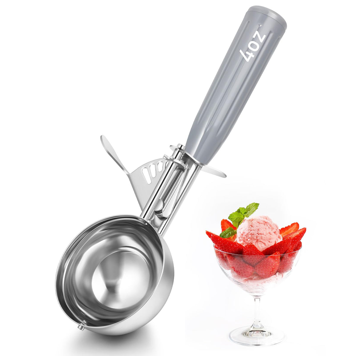 1 Pcs Ice Cream Scooper with Trigger