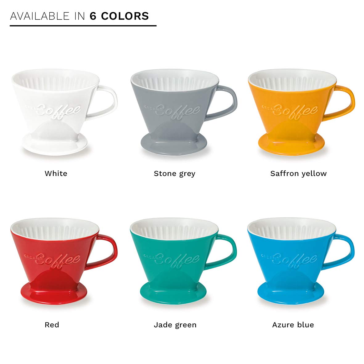 XXL Porcelain Coffee Dripper Green