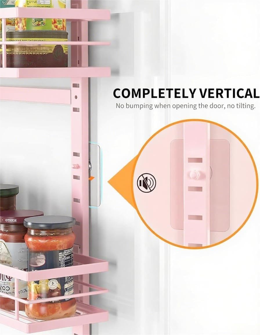 Pink 9 Tier Over The Door Pantry Organizer