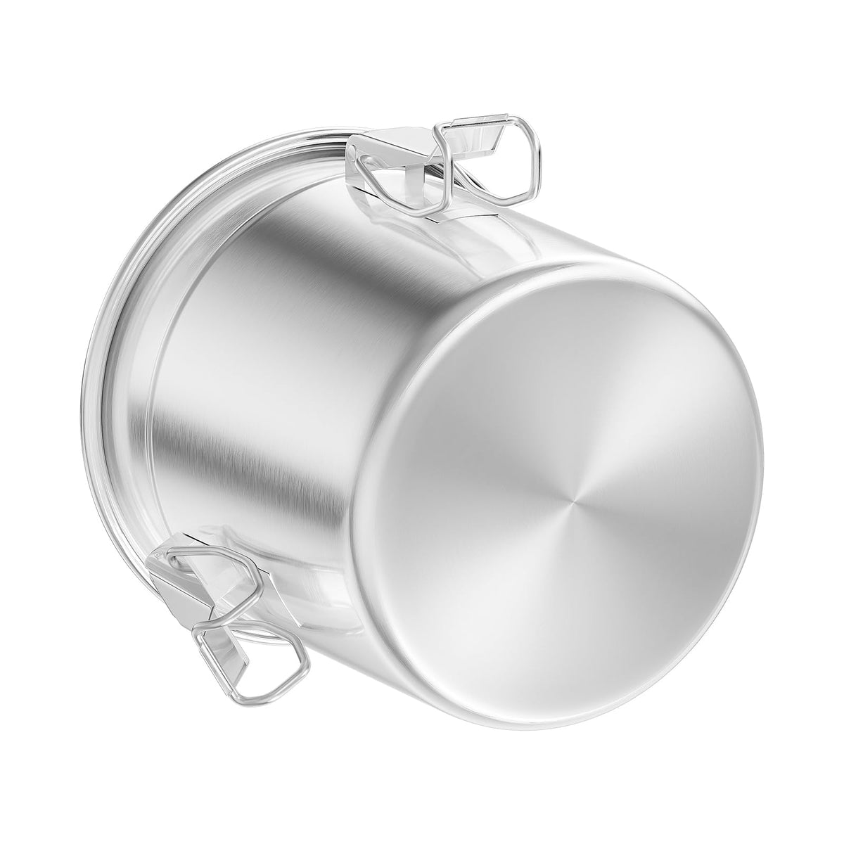 6L Stainless Steel Airtight Canister Rice Cereal Grain Canisters Container Food Oil Sugar Milk Storage Bucket w