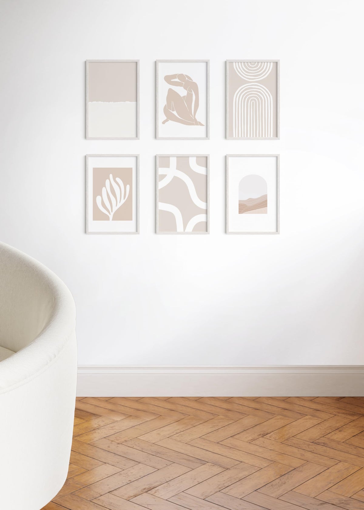 White Oak Wood 11x17 Picture Frames
