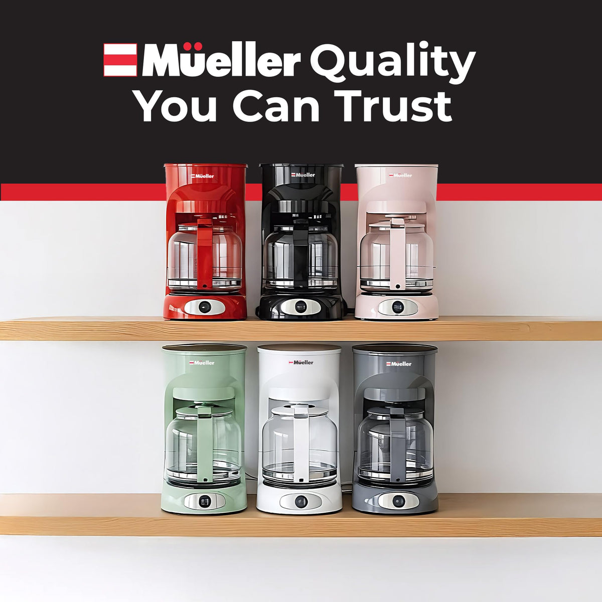 Mueller 12 Cup Drip Coffee Maker (12 Count)