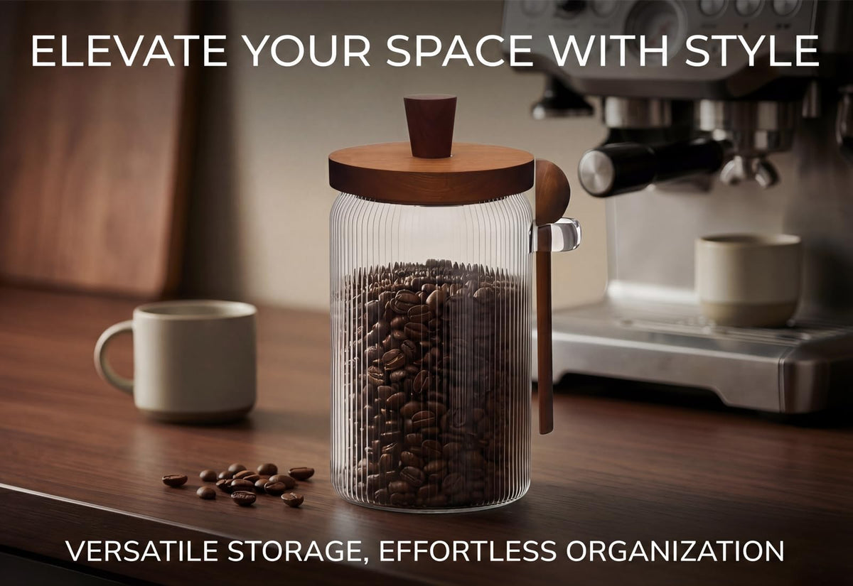 31oz Airtight Coffee Canister with Scoop