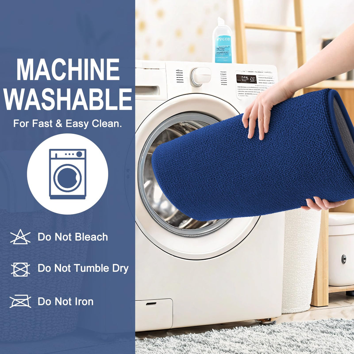 Memory Foam Bathroom Runner Rug 47x17