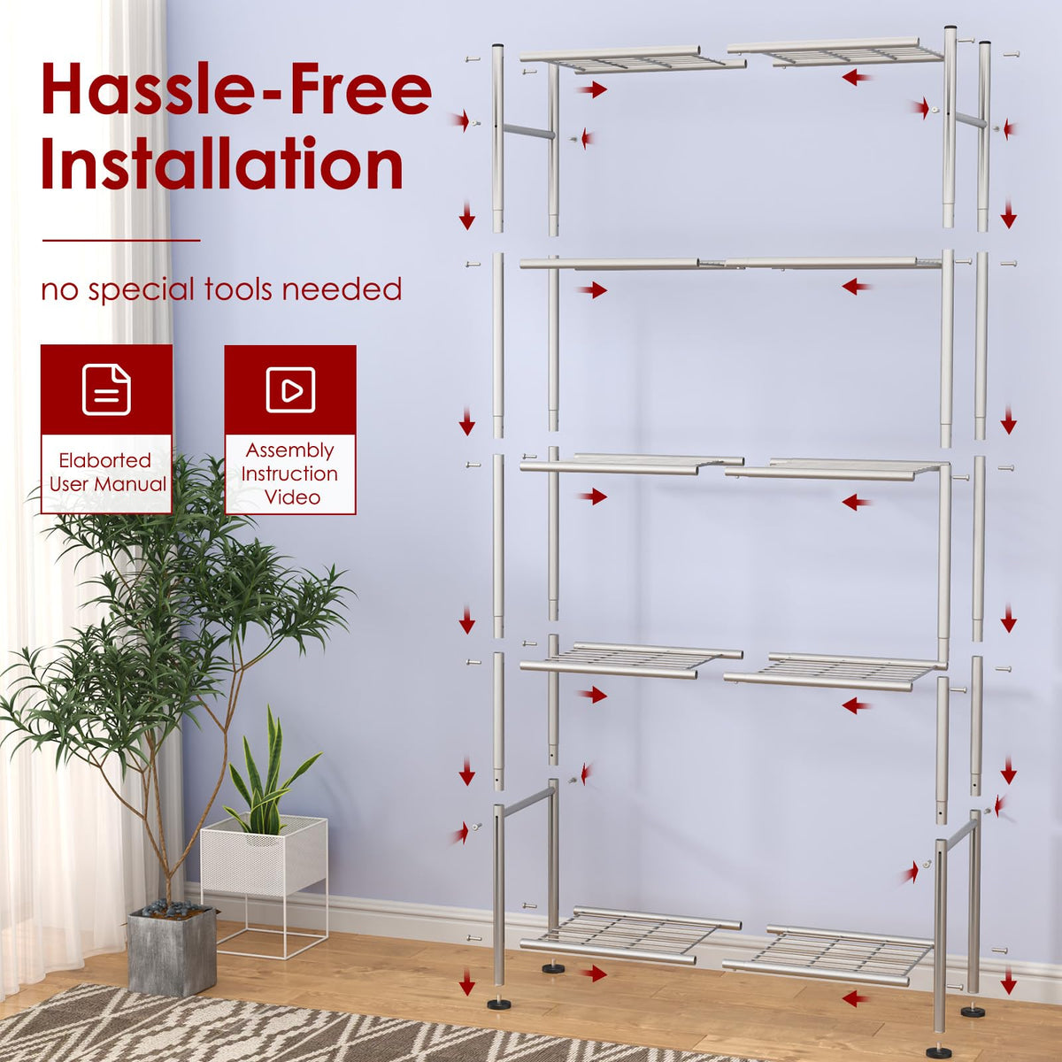 Storage Shelves (5 Count)