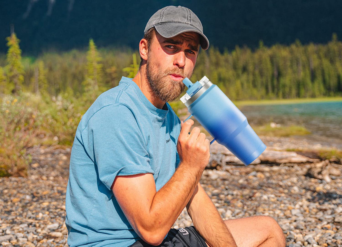 40oz Tumbler with Handle