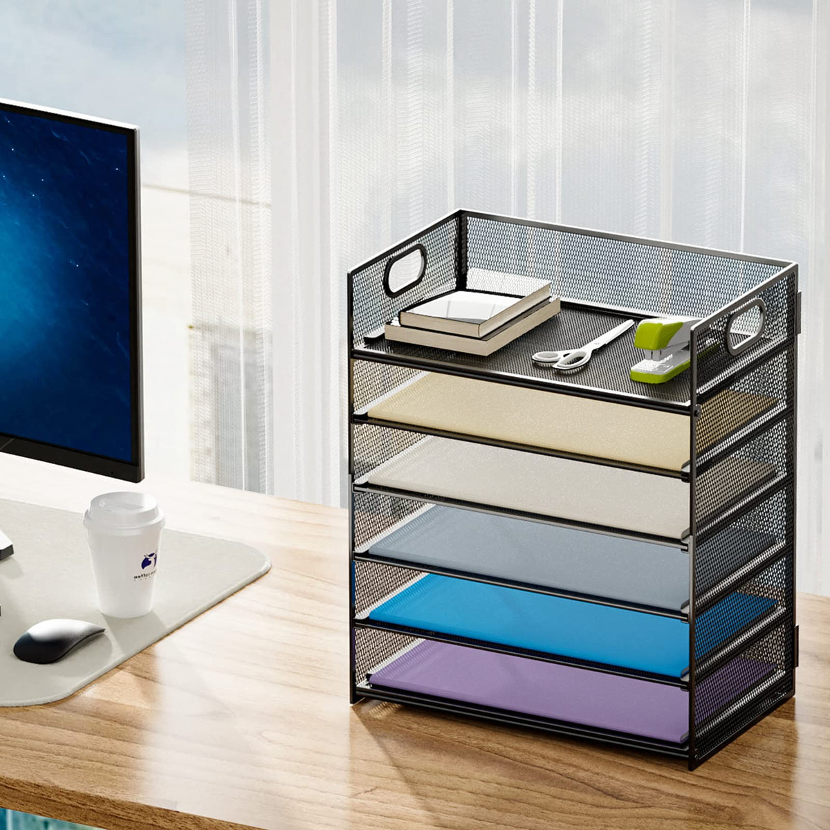 6 Tier Paper Organizer Letter Tray
