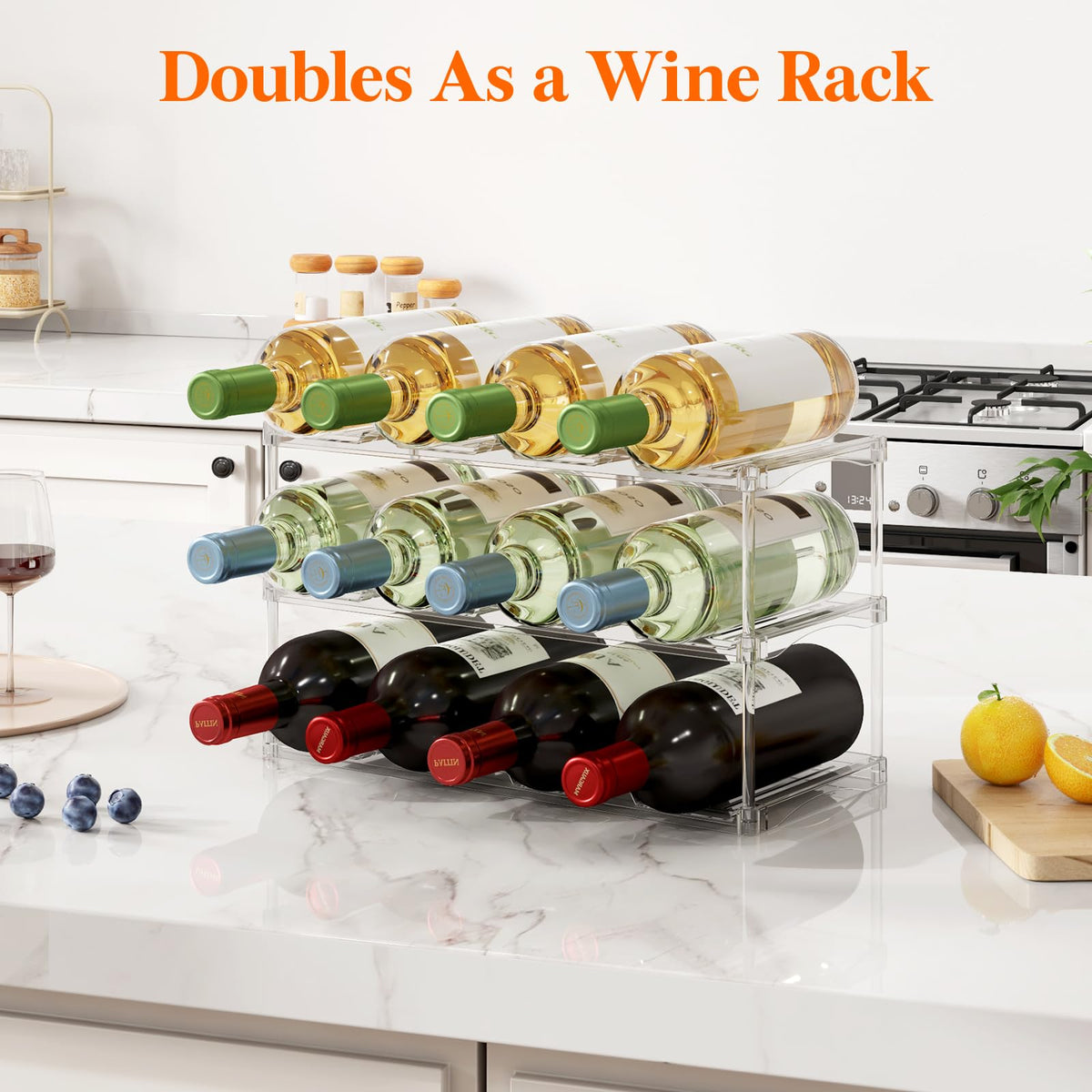 Stackable Bottle Storage Organizer