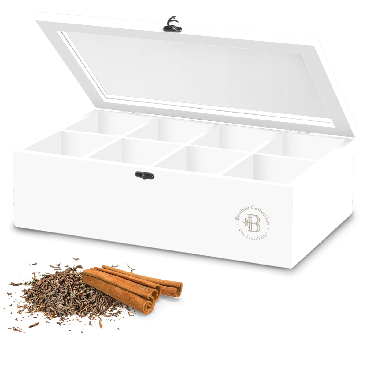 Tea Bag Organizer with Drawer
