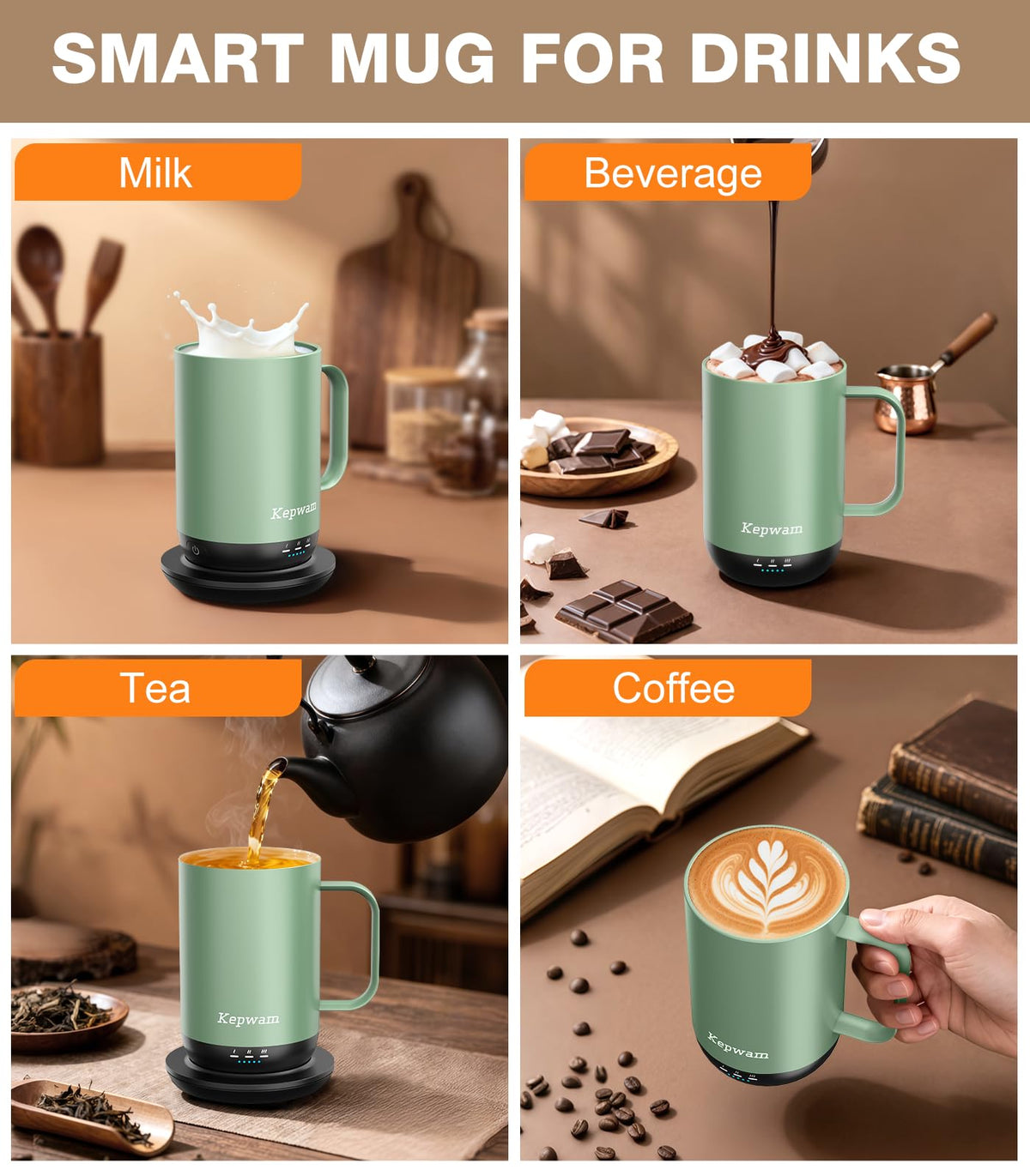 Self Heating Coffee Mug T1