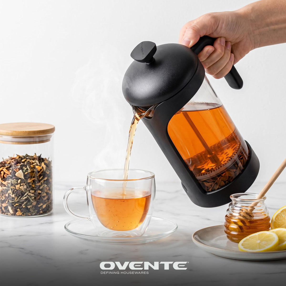 34oz French Press Coffee Maker with 4