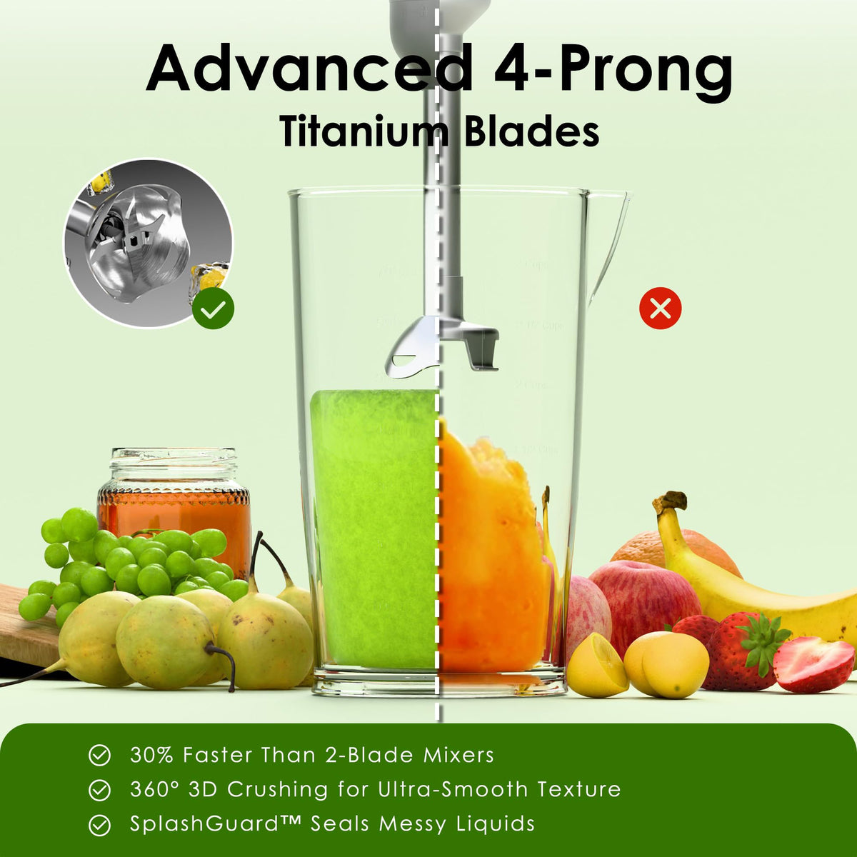 air 5-in-1 Cordless Immersion Blender with Rechargeable Handheld