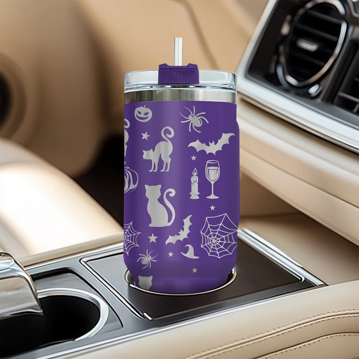 Hocus Witches Brew Spooky 40 oz Tumbler with Handle
