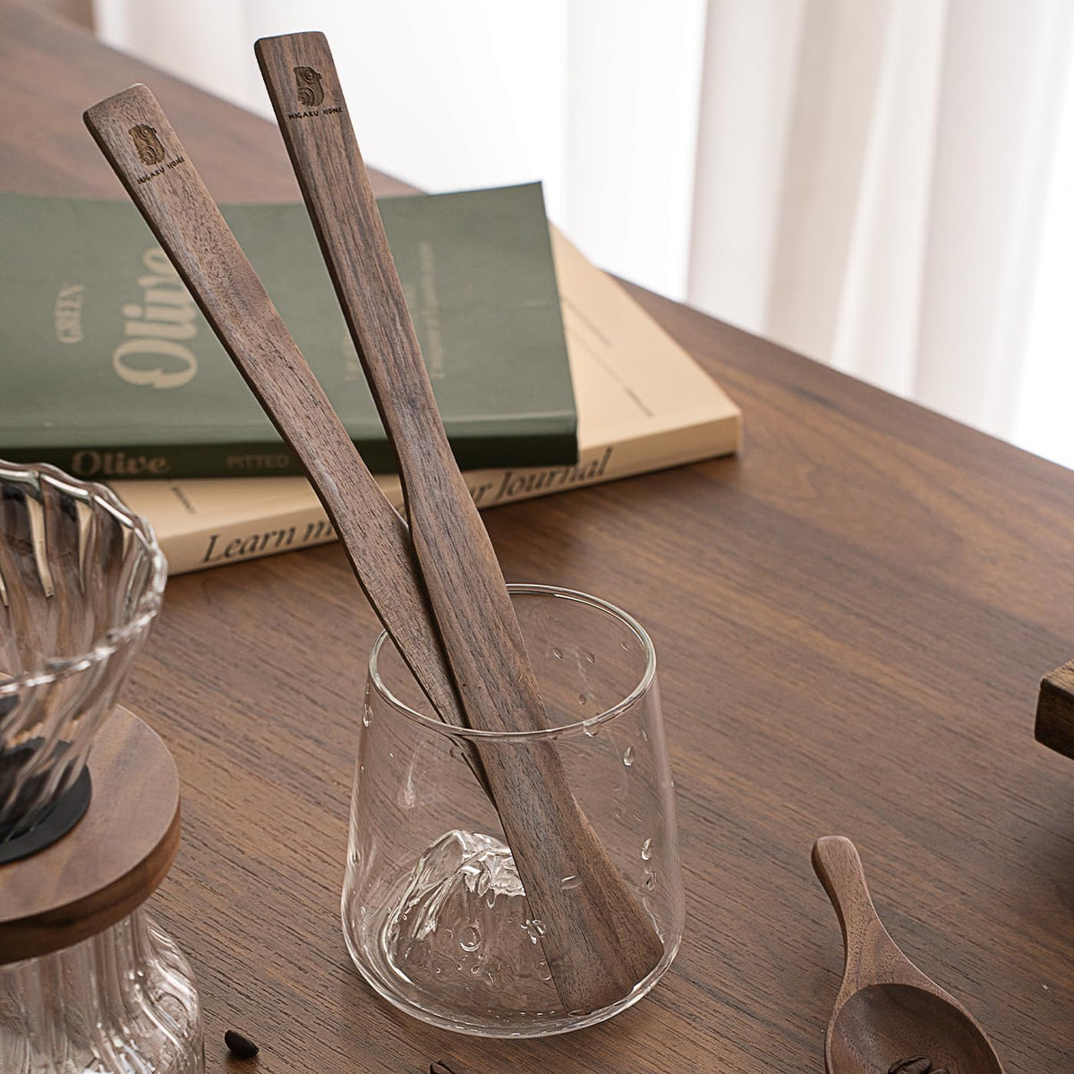 Black Walnut Wood Coffee Blender Sticks 10