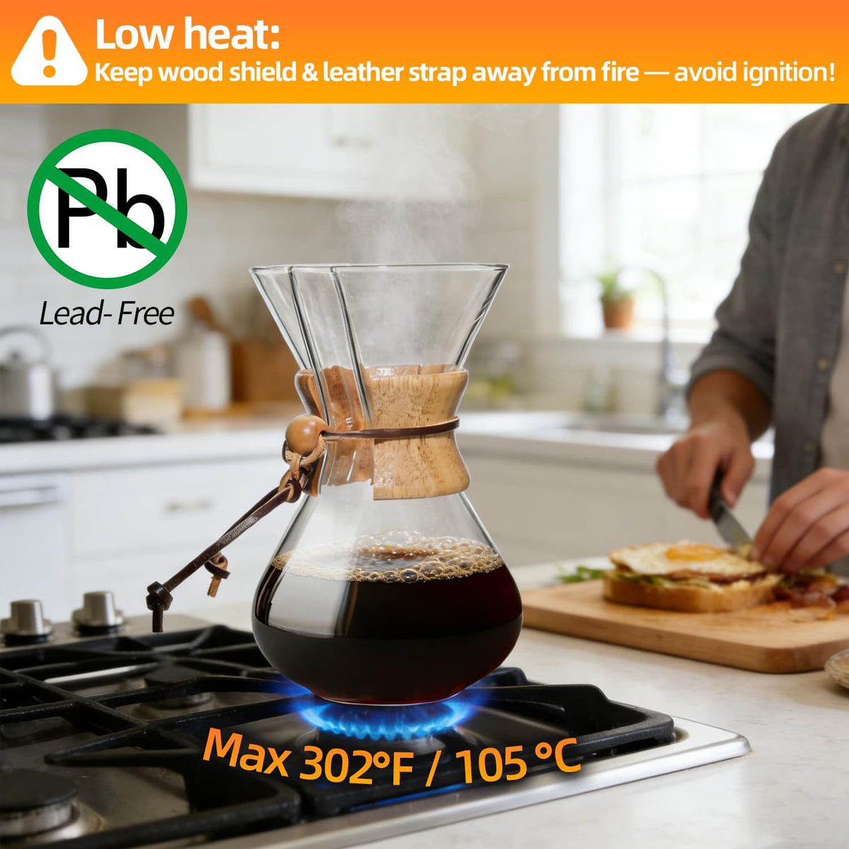 Pour Over Coffee Maker 27 OZ