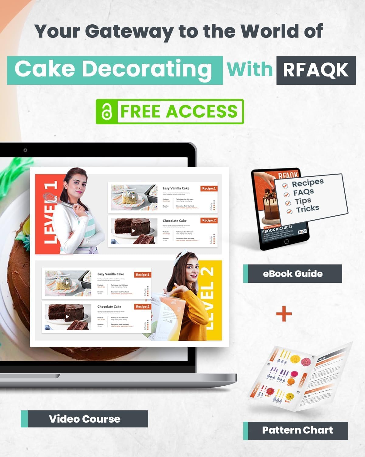 90PCs Cake Decorating Kit with Leveler